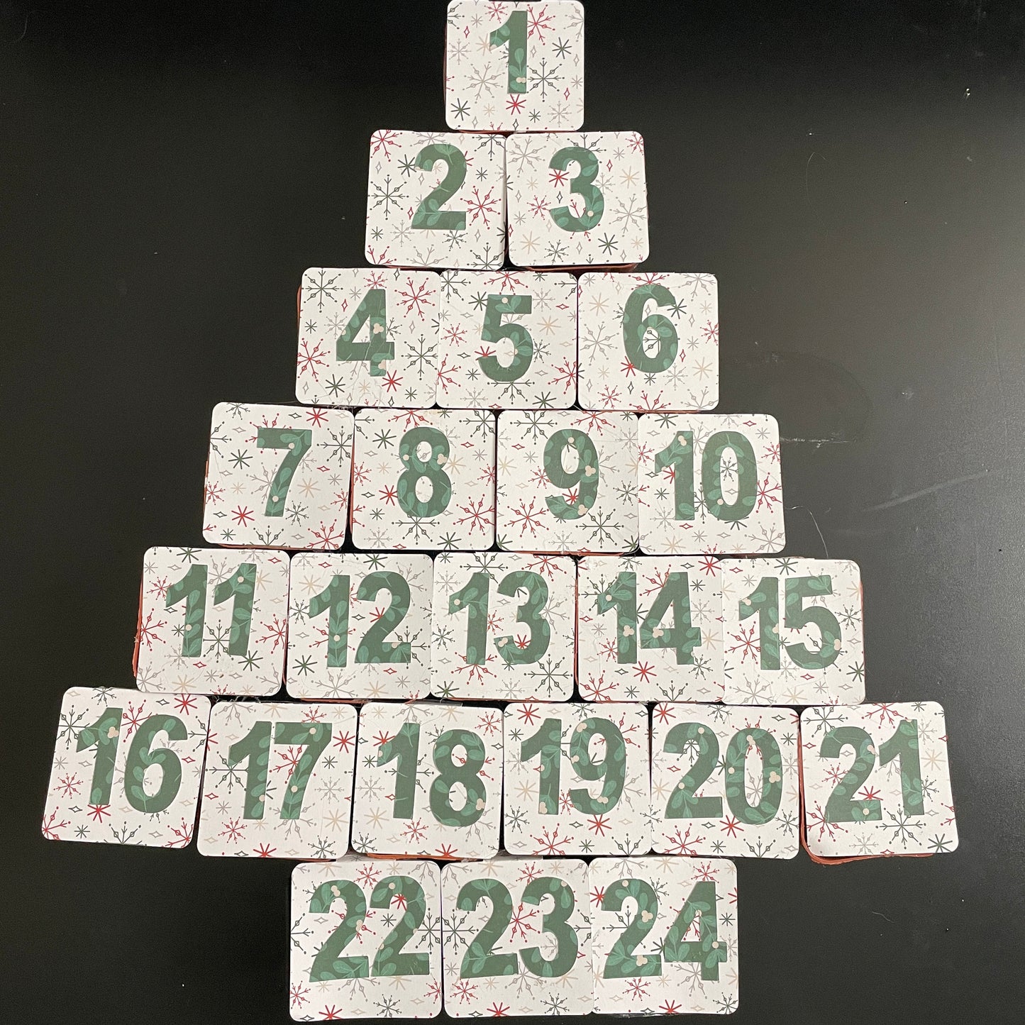 DIY Succulent Leaf Advent Calendar