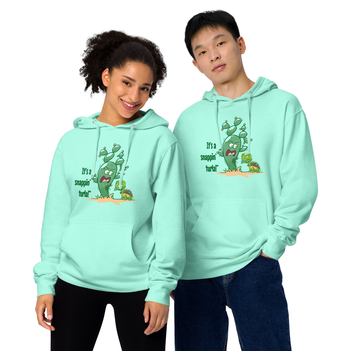 It's a snappin' turla hoodie